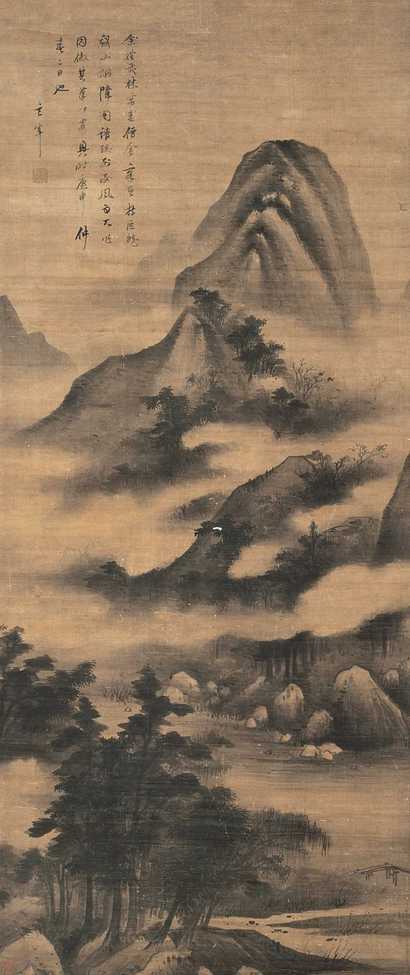 黄公望（款） 山水 立轴